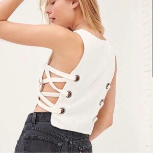 Urban Outfitters Lace Up Tank Top